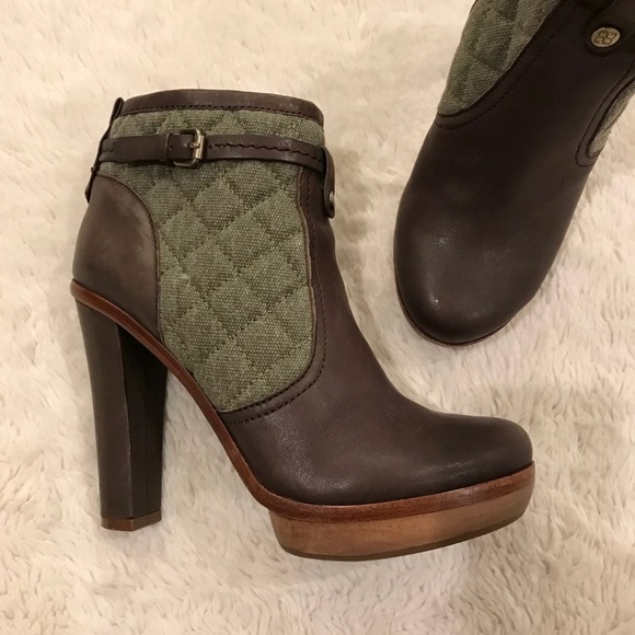 BCBGMaxAzria Shoes - BCBG Max Azria Kingston Brown Leather Boots 7.5